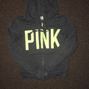 Pink zip up